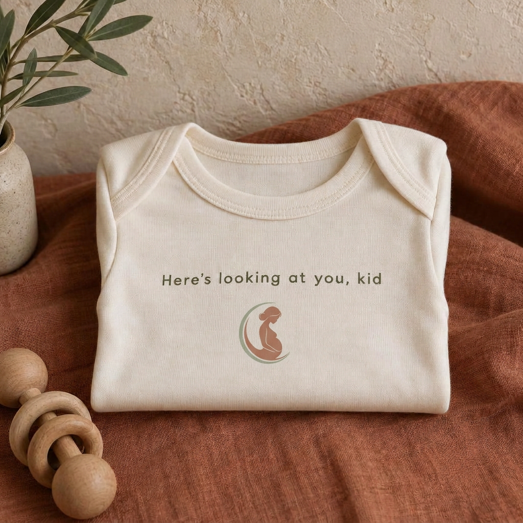 Here's looking at you, kid baby grow