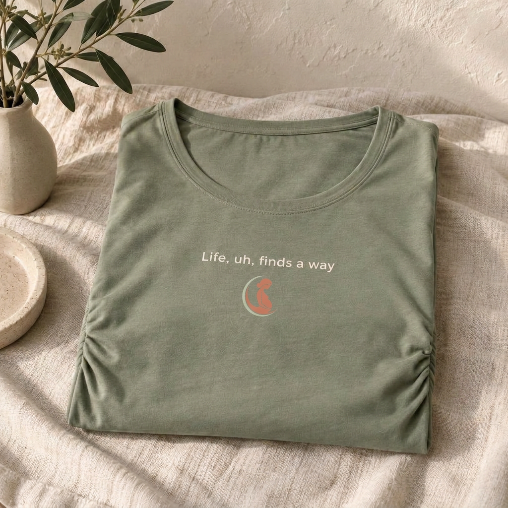 Life, uh, finds a way pregnancy t-shirt