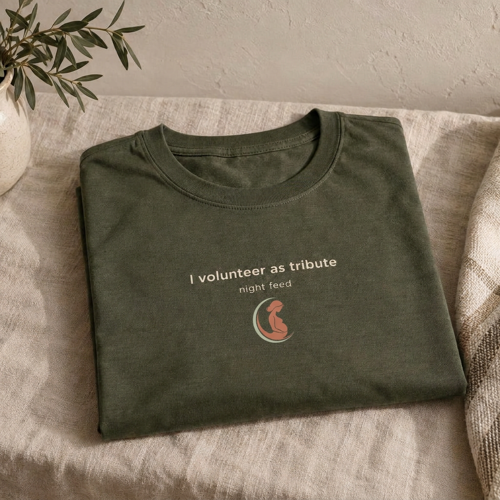 I volunteer as tribute night-feed t-shirt
