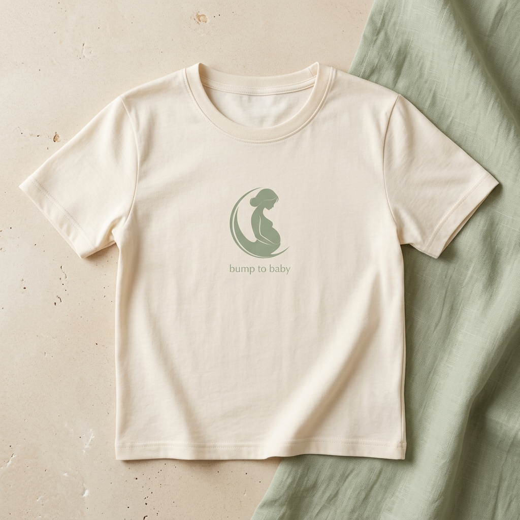 Logo T-shirt with the Bump to Baby mark