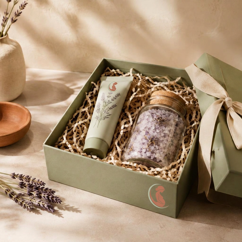 Midwife pamper gift set, designed by Bump to Baby