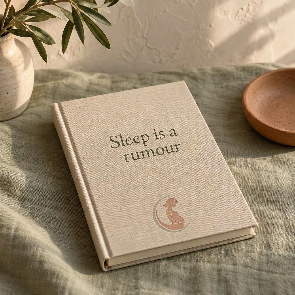 Sleep is a rumour notebook, designed by Bump to Baby